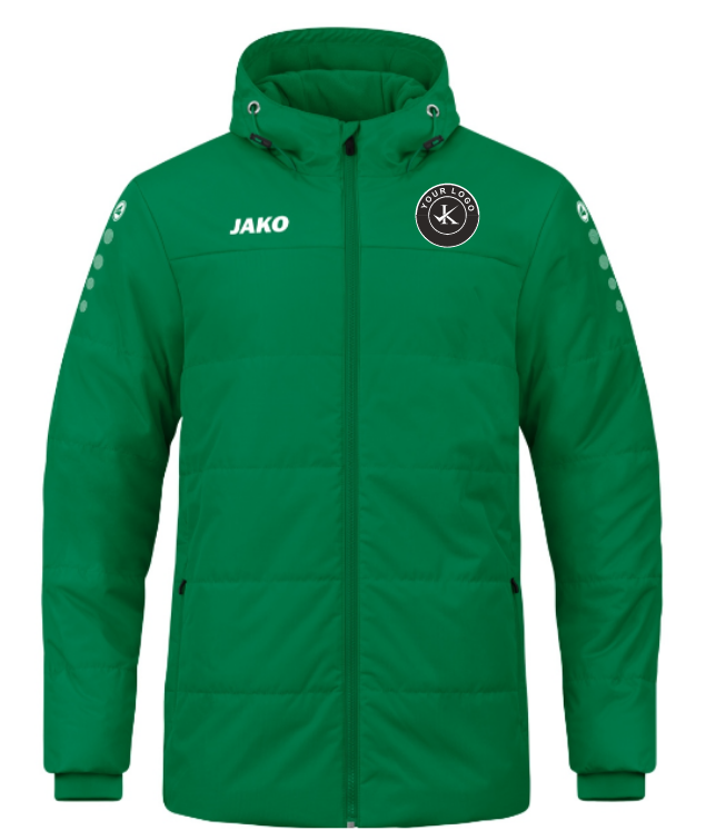 Jako Coachjake mit Kapuze