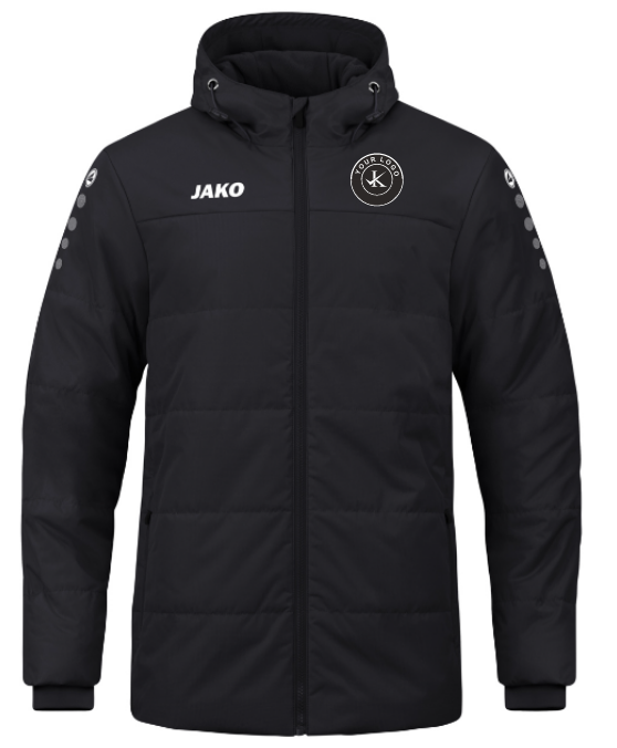 Jako Coachjake mit Kapuze