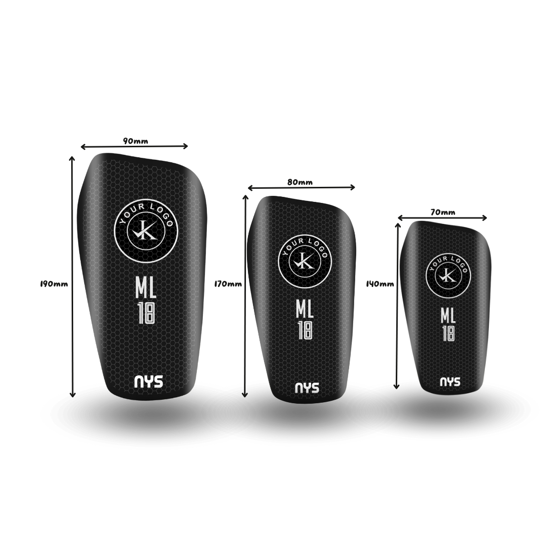 Schienbeinschoner Logo & Initialen