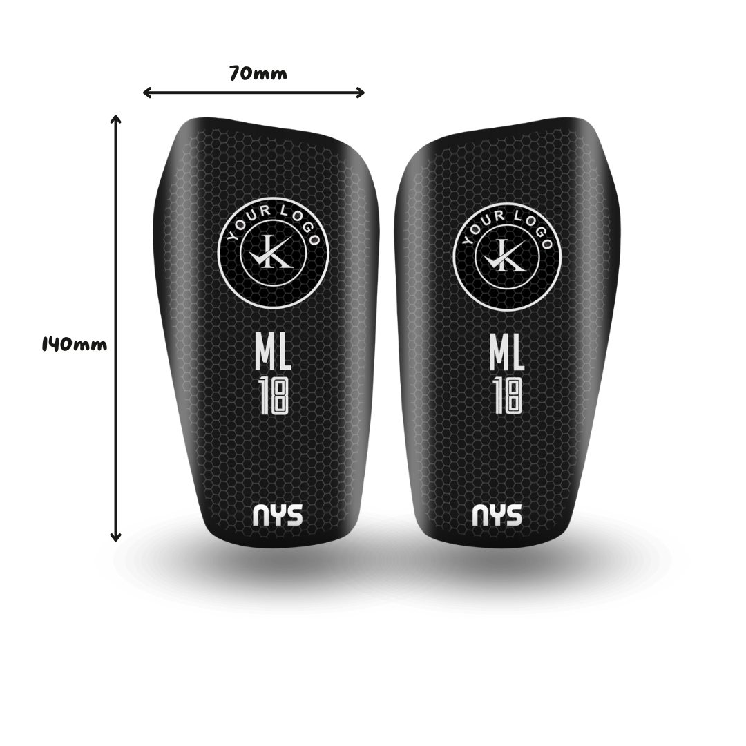 Schienbeinschoner Logo & Initialen