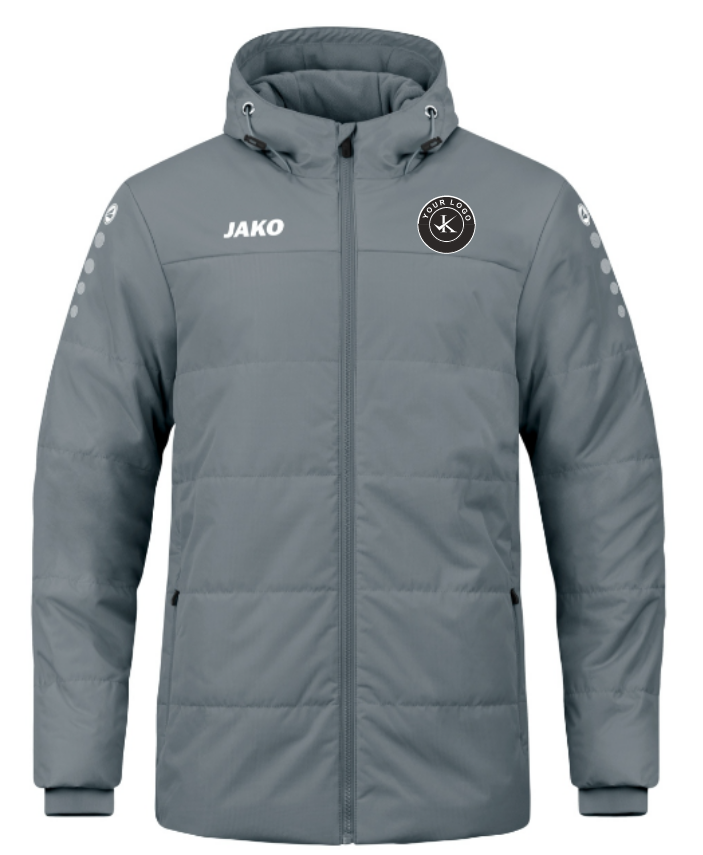 Jako Coachjake mit Kapuze